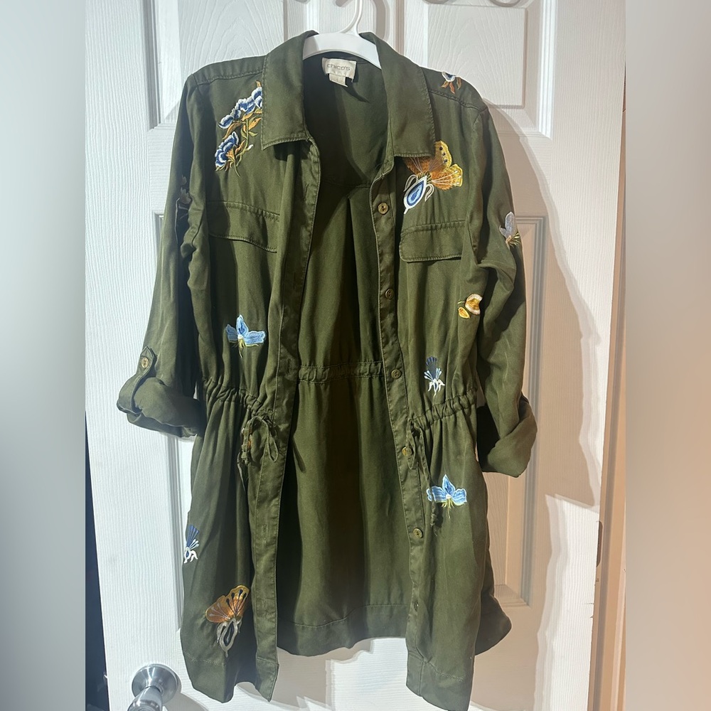 Chico’s Green Jacket